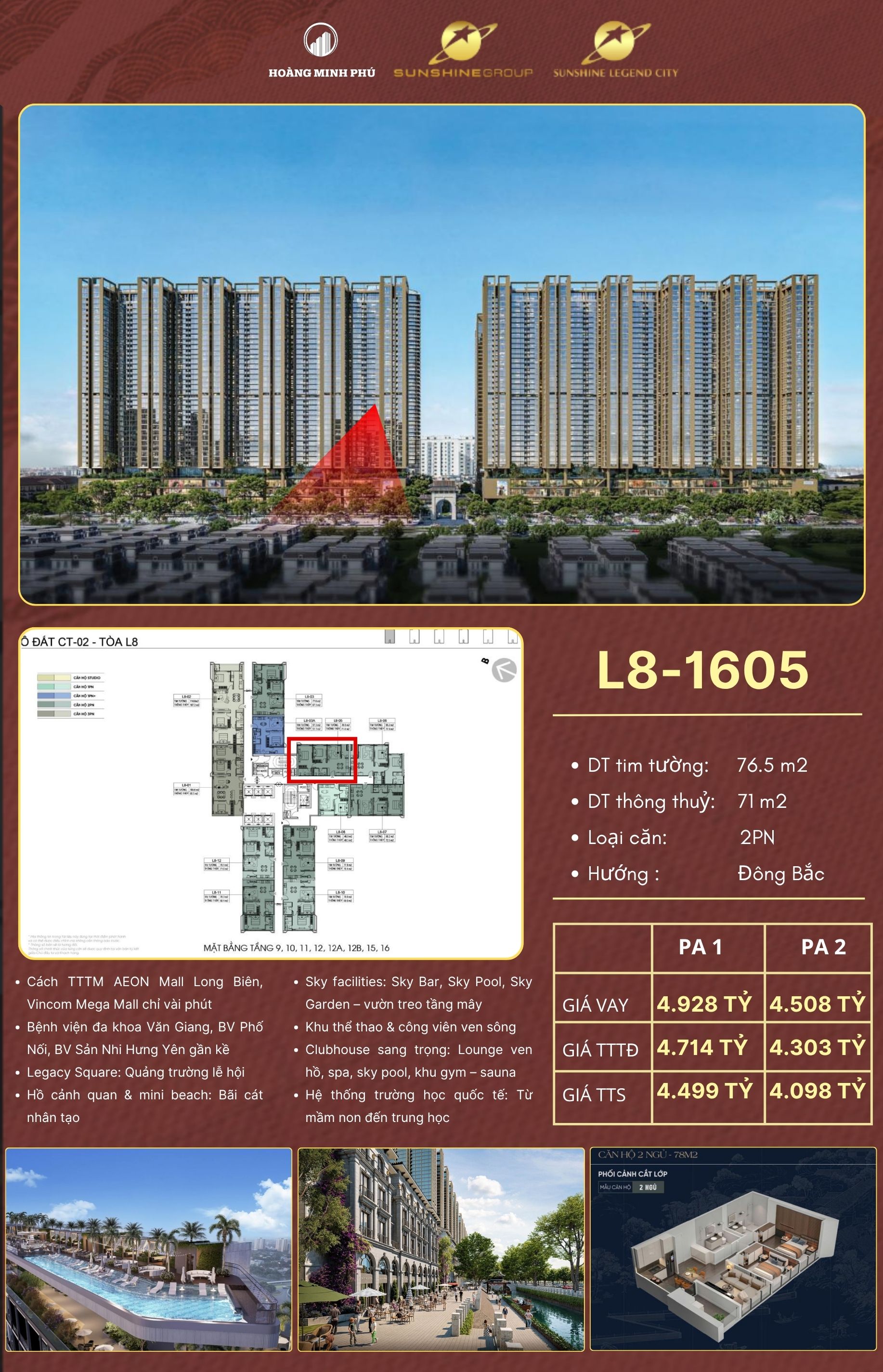 Ảnh trỏ vị trí căn L8-1605