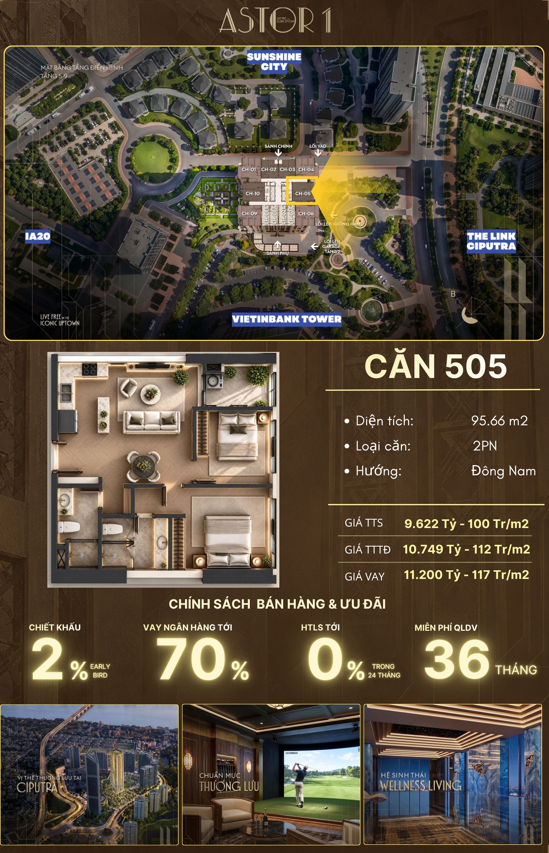 Ảnh trỏ vị trí căn 505