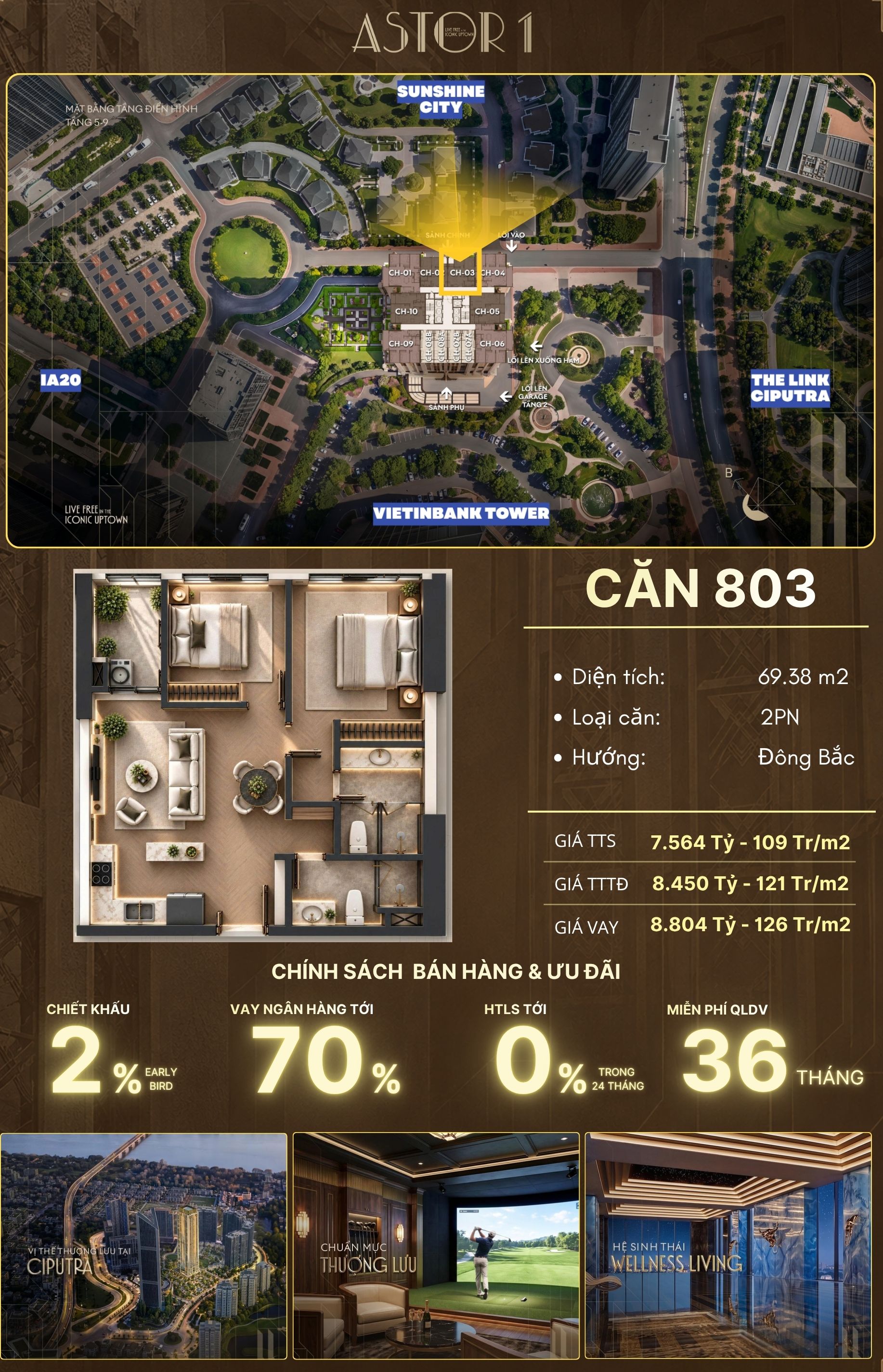 Ảnh trỏ vị trí căn 803