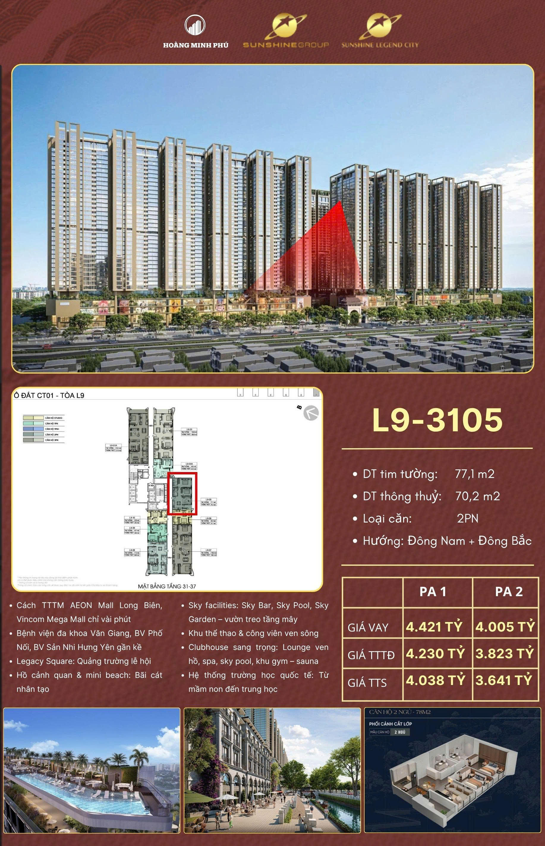 Ảnh trỏ vị trí căn L9-3105